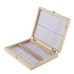 Microscope Slide Storage Box with Lockable Lid