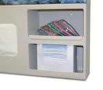 Surgical Protective Wear Organizer with Removable Shelf