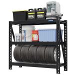 Heavy Duty 3-Tier Metal Garage Shelving Unit
