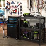 Heavy Duty 3-Tier Metal Garage Shelving Unit