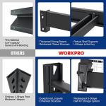 Heavy Duty 3-Tier Metal Garage Shelving Unit