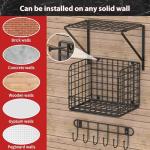 TomCare Heavy Duty Wall-Mounted Garage Shelves