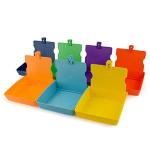 Ultrassist 7pk Colorful Dental Lab Working Pans