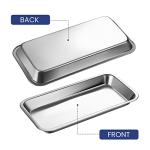 Stainless Steel Surgical Instrument Trays - 2 Pack
