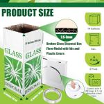 Cardboard Glass Disposal Box - 6 Pack