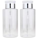 PANA 10 oz. Clear Pump Bottle Dispenser - 2 Pack