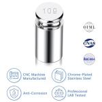 Stainless Steel Calibration Weight Set with Tweezers