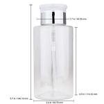 PANA 10 oz. Clear Pump Bottle Dispenser - 2 Pack