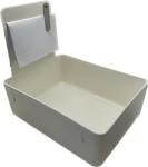 White Dental Lab Pan - 12 Pack, Color Coded