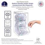 Clear Acrylic Dispenser Bin for Retail Displays