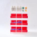 CiaoHER Acrylic Tube Rack with Pull-out Trays