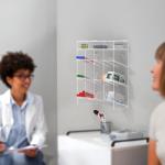 12-Compartment Clear Acrylic Tube Rack for Labs