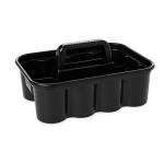 Rubbermaid Deluxe Cleaning Caddy, Black, Pack of 6