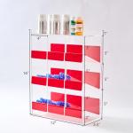 CiaoHER Acrylic Tube Rack with Pull-out Trays