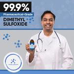 DMSO Liquid 99.9% Pure - 8.45oz Glass Bottle