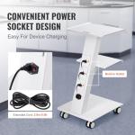 VEVOR Rolling Lab Cart with Built-in Socket