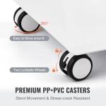 VEVOR Rolling Lab Cart with Built-in Socket