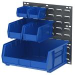 Heavy Duty Wall Mount Louvered Storage Panel 4-Pack