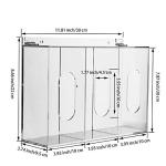 Acrylic Dispenser for Hairnets, Shoe Covers, Gloves