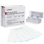 100 Premium Blank Microscope Slides and Coverslips