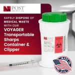 Voyager® Syringe Needles Clipper & Disposal Container