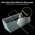 100 Premium Blank Microscope Slides and Coverslips