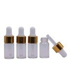 Mini Glass Dropper Bottles - 15 Pack 1-3ml