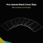 100 Premium Blank Microscope Slides and Coverslips