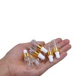 Mini Glass Dropper Bottles - 15 Pack 1-3ml