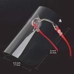 Face Shields Set with 12 Anti-Fog Shields & Glasses