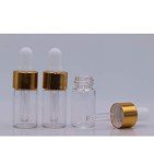 Mini Glass Dropper Bottles - 15 Pack 1-3ml