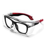 Adjustable Anti-Fog Safety Glasses for Eyeglasses