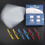 Face Shields Set with 12 Anti-Fog Shields & Glasses