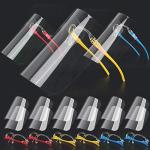 Face Shields Set with 12 Anti-Fog Shields & Glasses