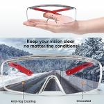 Adjustable Anti-Fog Safety Glasses for Eyeglasses