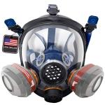 Full Face Organic Vapor Respirator with Eye Protection