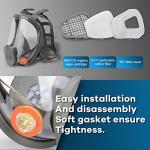Full Face Reusable Respirator for Gas Protection