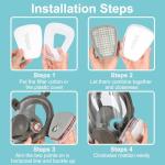 Reusable Full Face Respirator Mask with Double Filtration