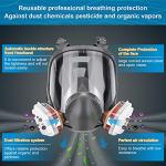 Full Face Reusable Respirator for Gas Protection