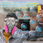 Dodarhip Reusable Half Face Respirator Mask with Filters