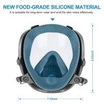 Full Face Reusable Respirator for Gas Protection
