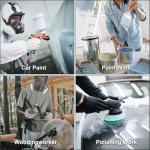 Reusable Full Face Respirator Mask with Double Filtration