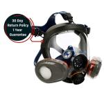 Full Face Organic Vapor Respirator with Eye Protection