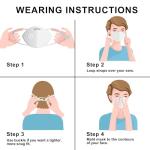 LotFancy NIOSH N95 Masks with Breathing Valve - 10 Pack