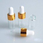 Mini Glass Dropper Bottles - 15 Pack 1-3ml