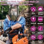 Full Face Respirator Mask with Filters for Safety