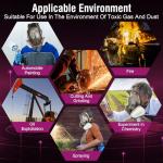 Full Face Respirator Mask with Filters for Safety