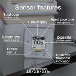 Portable Aranet Radiation Detector with Bluetooth & App