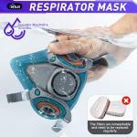 Reusable Half Face Respirator with 6001 Filters