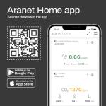 Portable Aranet Radiation Detector with Bluetooth & App